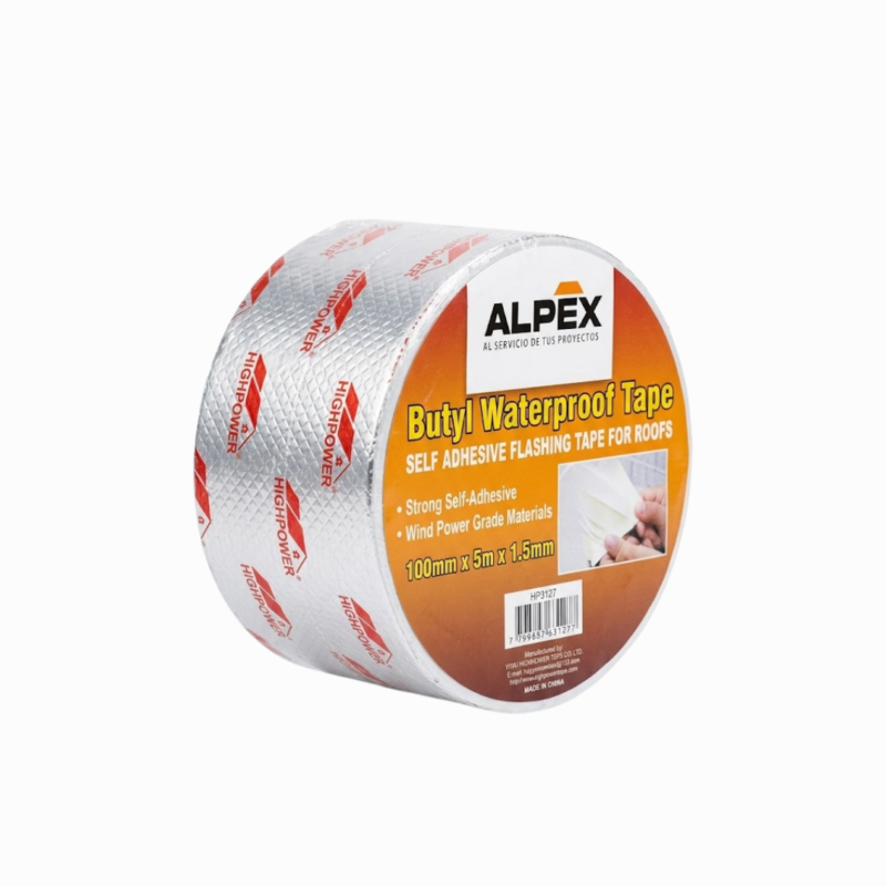CINTA DE BUTILO 100MMX5MX1.5MM ALPEX - 110106001