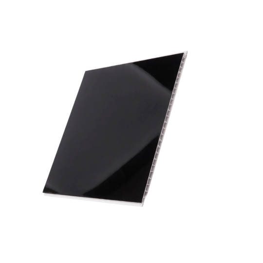 LAMINA PVC 5.95X0.25X8MM NEGRO BRILLANTE - 020105006