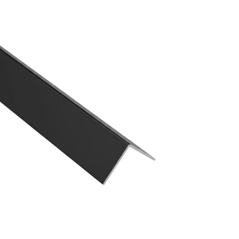 ANGULO 3/4 ALUMINIO NEGRO 3.6M - 020101012