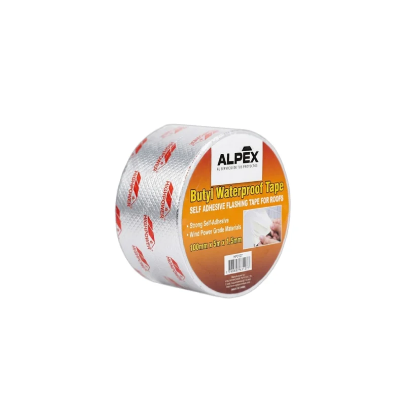 CINTA DE BUTILO 100MMX5MX1.5MM ALPEX - 110106001